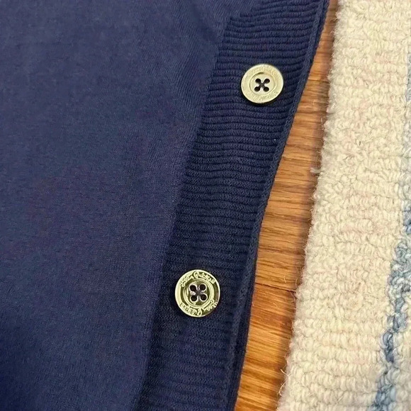 Lilly Pulitzer Ramona Fringe Sweater Size XS Blue - Picture 11 of 12